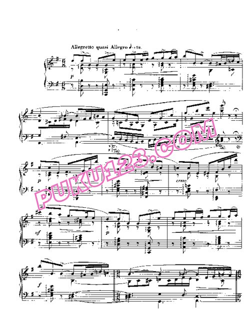 天天钢琴网-免费下载Barcarolle No. 2 in G, Op.41