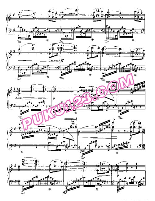 天天钢琴网-免费下载Barcarolle No. 2 in G, Op.41