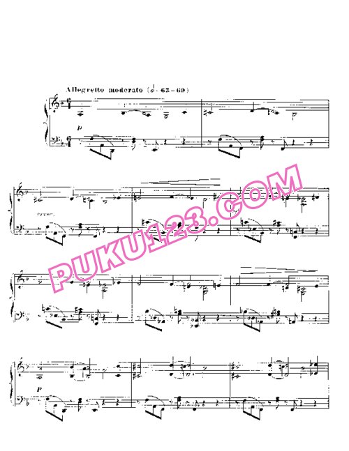 天天钢琴网-免费下载Barcarolle No. 7 in D minor, Op.90