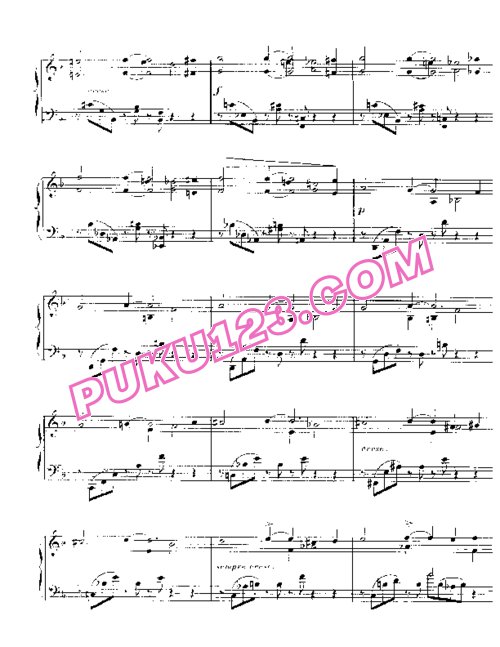 天天钢琴网-免费下载Barcarolle No. 7 in D minor, Op.90