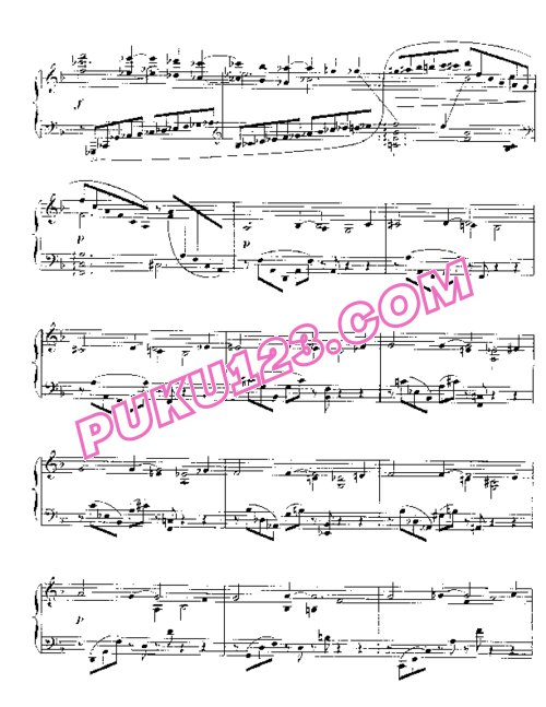 天天钢琴网-免费下载Barcarolle No. 7 in D minor, Op.90
