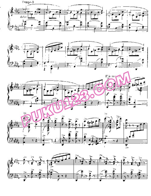 天天钢琴网-免费下载Valse-Caprice No. 2 in D-flat