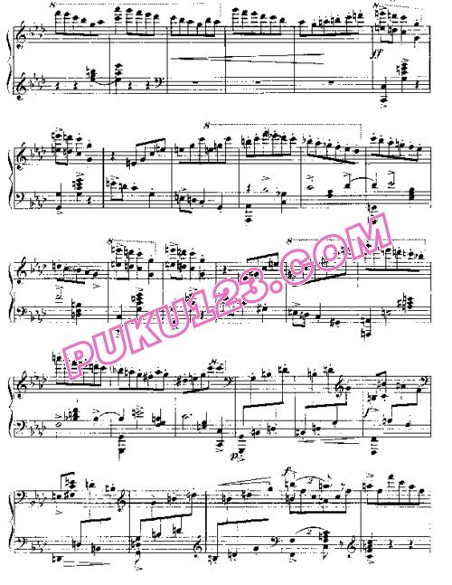 天天钢琴网-免费下载Valse-Caprice No. 4 in A-flat