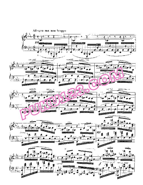 天天钢琴网-免费下载Impromptu No. 1 in E flat