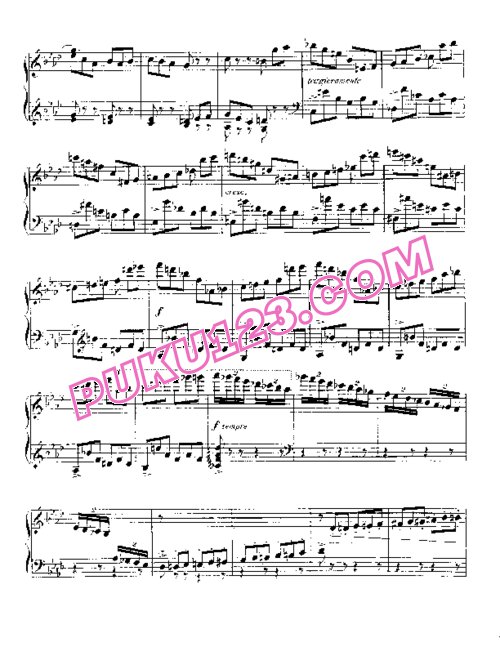 天天钢琴网-免费下载Impromptu No. 2 in F minor