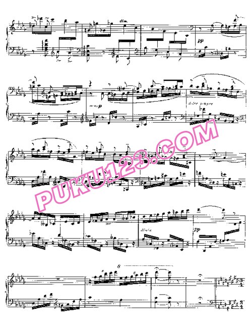 天天钢琴网-免费下载Impromptu No. 4 in D flat