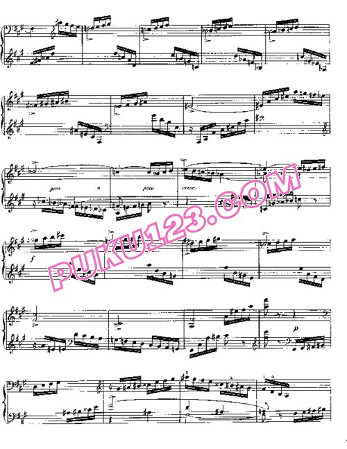 天天钢琴网-免费下载Impromptu No. 5 in F-sharp minor