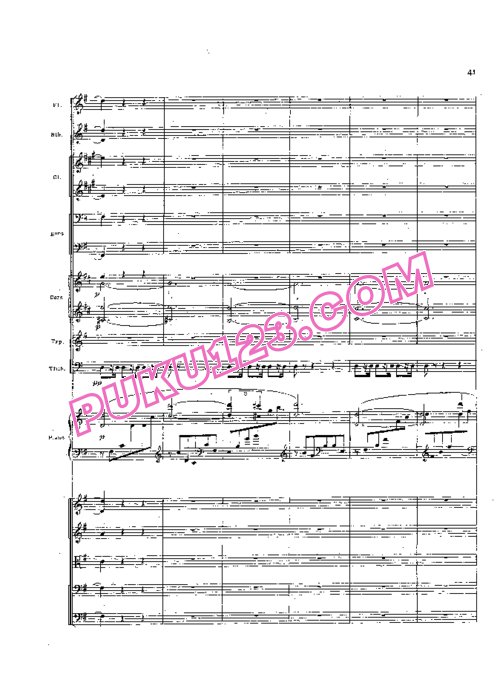 天天钢琴网-免费下载Faure - Fantaisie in G Major Op.111 - Full Score
