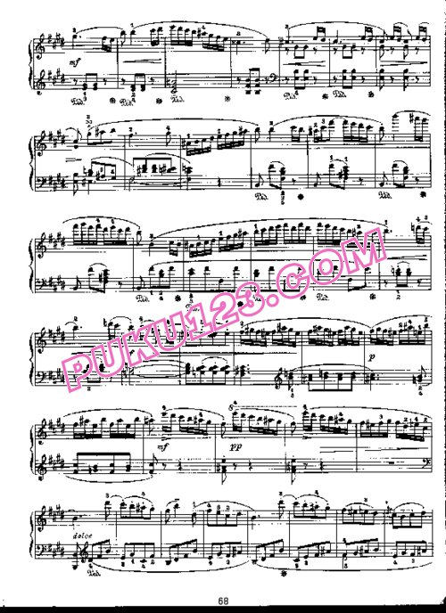 天天钢琴网-免费下载Field - Nocturne No.18 in E Major