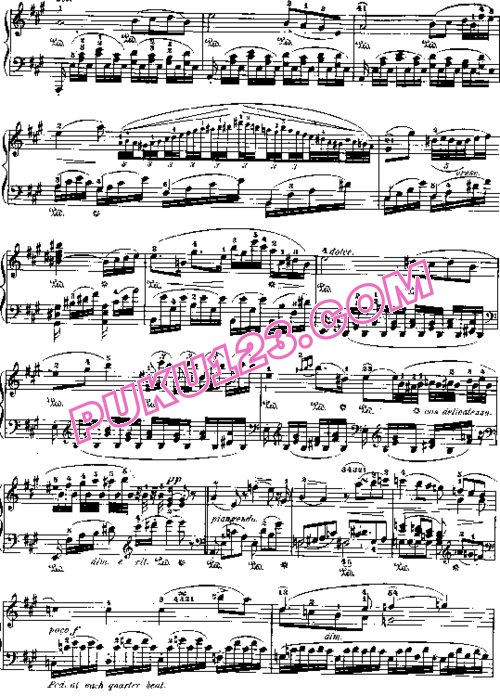 天天钢琴网-免费下载Field - Nocturnes No.4 in A Major