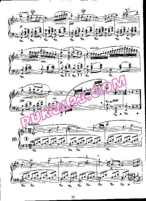 天天钢琴网-免费下载Field - Nocturnes No 10 in e Minor