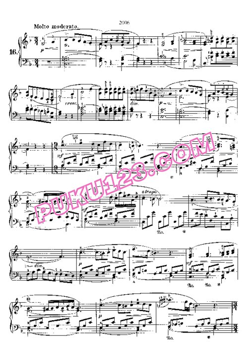 天天钢琴网-免费下载Field - Nocturne No.16 in F Major