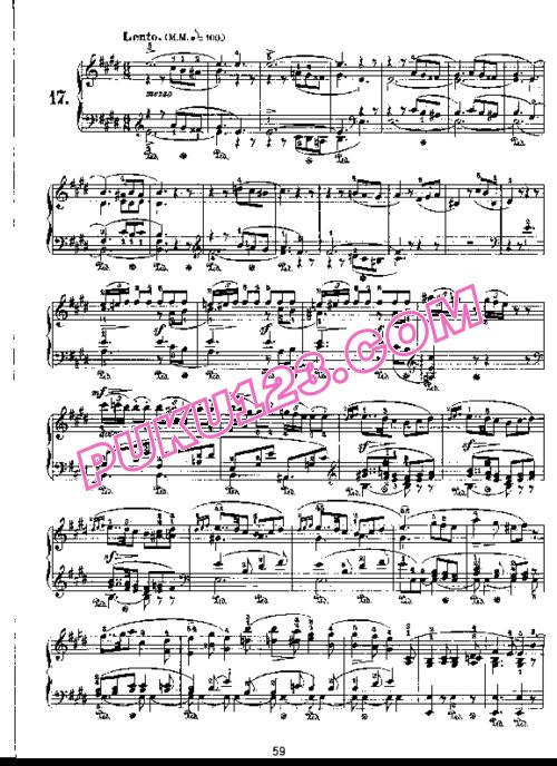 天天钢琴网-免费下载Field - Nocturne No.17 in E Major