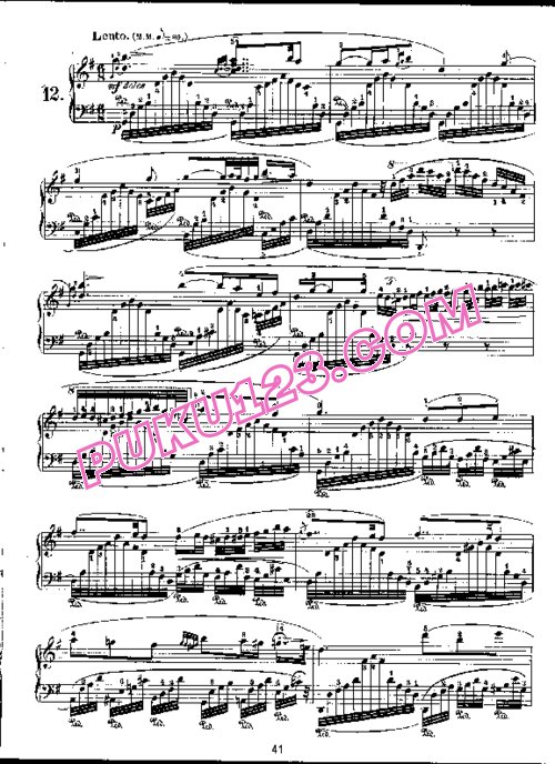 天天钢琴网-免费下载Field - Nocturne No.12 in G Major