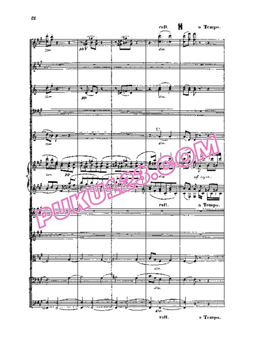 天天钢琴网-免费下载Franck - Variations Symphoniques - Full Score