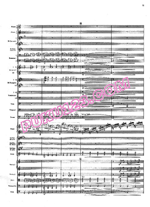 天天钢琴网-免费下载Gershwin - Rhapsody in Blue - Full Score