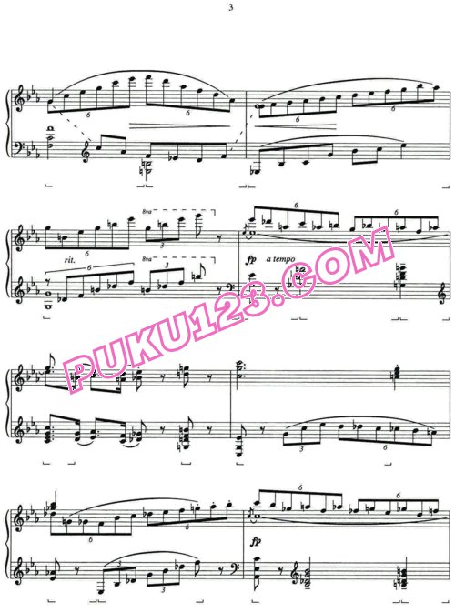 天天钢琴网-免费下载Earl Wild - Gershwin Etude 1.Liza
