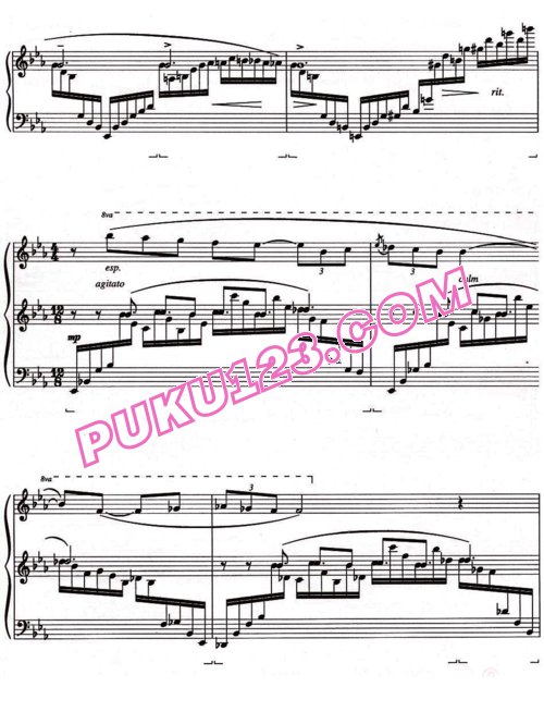 天天钢琴网-免费下载Earl Wild - Gershwin Etude 3.The Man I Love
