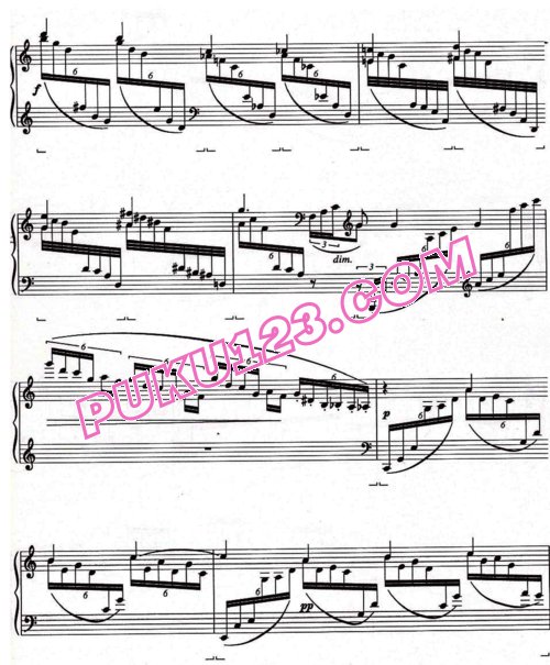 天天钢琴网-免费下载Earl Wild - Gershwin Etude 4.Embraceable You