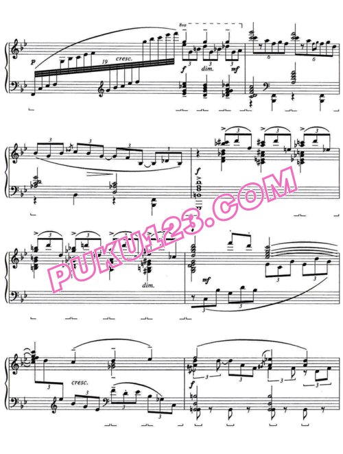 天天钢琴网-免费下载Earl Wild - Gershwin Etude 5.Lady Be Good 