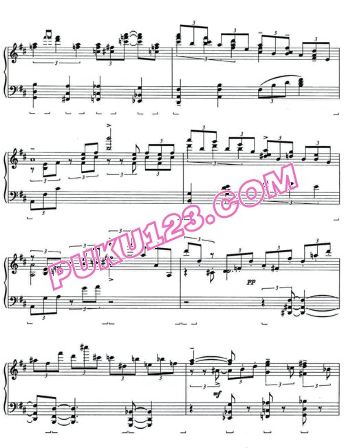 天天钢琴网-免费下载Earl Wild - Gershwin Etude 5.Lady Be Good 