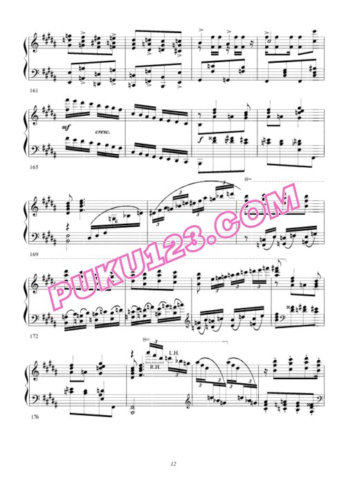 天天钢琴网-免费下载Gershwin - Wild - Fantasy on Porgy and Bess 怀尔德改编钢琴独奏版