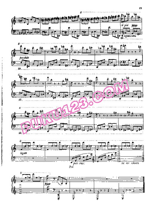 天天钢琴网-免费下载Ginastera - Piano Sonata No.1 Op.22