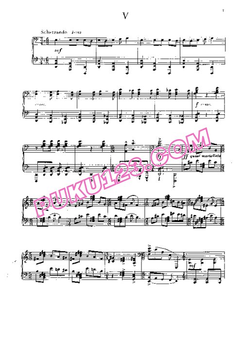 天天钢琴网-免费下载Ginastera - Suite de Danzas Criollas Op.15