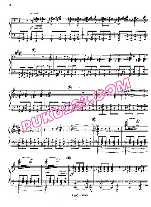 天天钢琴网-免费下载Ginastera - Estancia (Ballet) Op.8全剧钢琴版