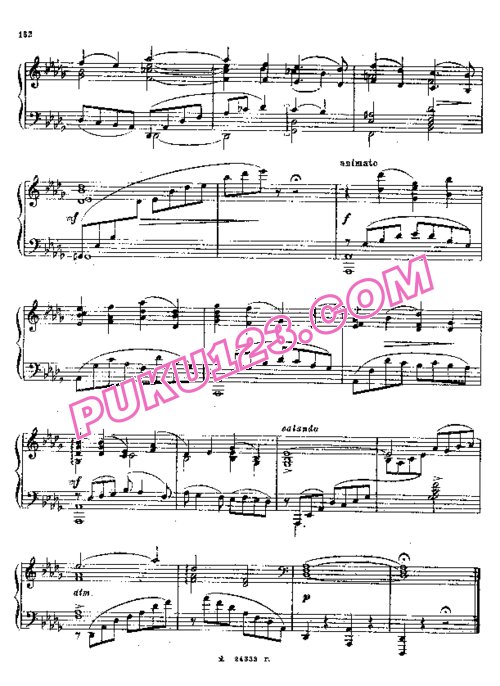 天天钢琴网-免费下载Glazunov - Trois Morceaux Op.49
