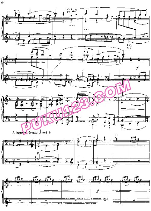天天钢琴网-免费下载Glinka - Liapunov - Kamarinskaja 里亚普诺夫改编钢琴独奏版