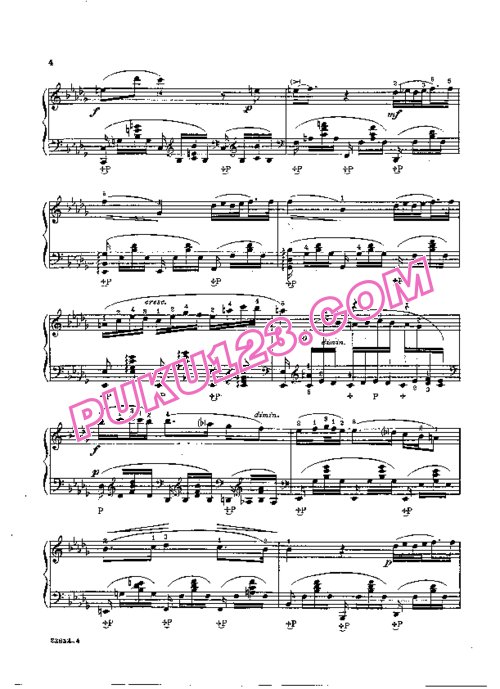 天天钢琴网-免费下载Gluck - Siloti - Melody from Orfeo 西洛蒂改编钢琴独奏版