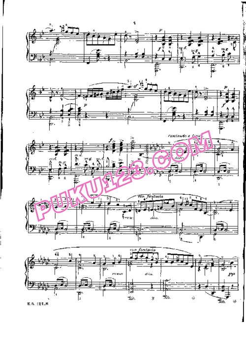天天钢琴网-免费下载Godard - Mazurka No.2 in B-flat Major Op.54 独奏版