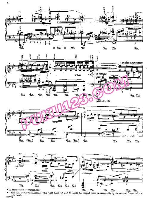 天天钢琴网-免费下载Godowsky.-.Meditation双手演奏版