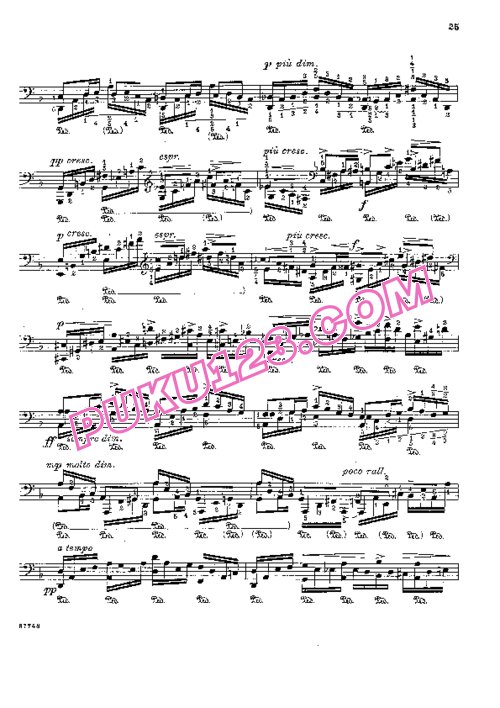 天天钢琴网-免费下载Godowsky.-.Etude-Macabre-(LH)左手独奏版