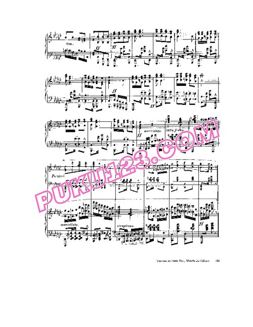 天天钢琴网-免费下载Gottschalk - Souvenir de Porto Rico Op.31