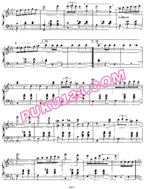 天天钢琴网-免费下载Gottschalk - The Maiden s Blush Op.106