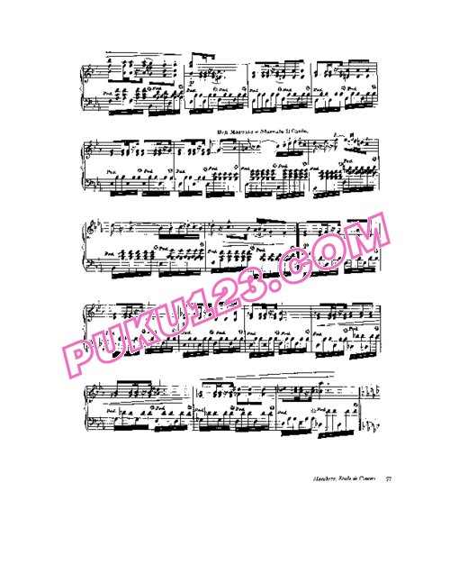 天天钢琴网-免费下载Gottschalk - Etude de Concert, Manchega Op.38