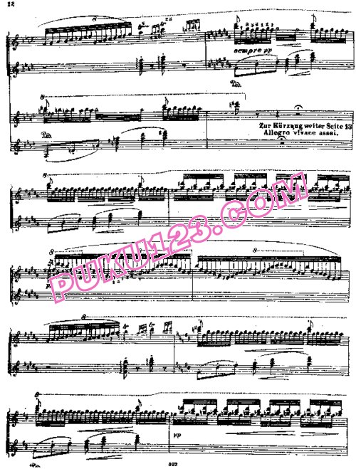 天天钢琴网-免费下载Liszt - Gounod - Faust Valse 李斯特改编钢琴独奏版
