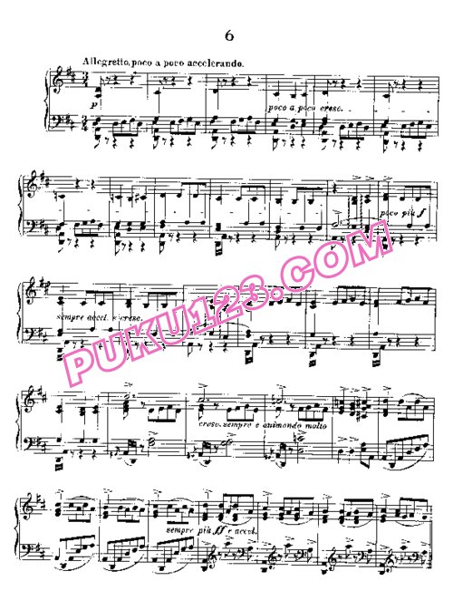 天天钢琴网-免费下载12 Spanish Danses - 6
