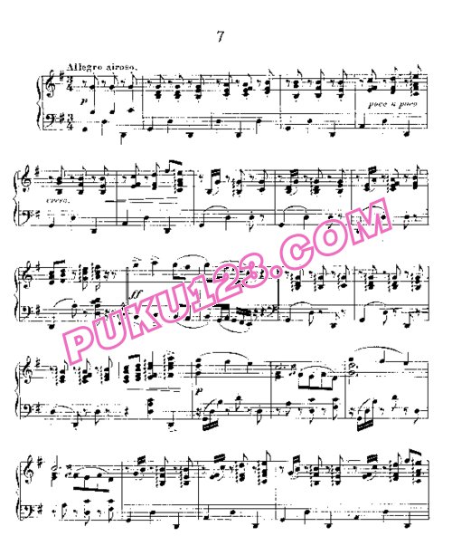 天天钢琴网-免费下载12 Spanish Danses - 7
