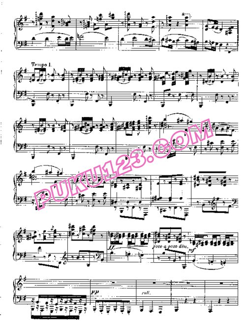 天天钢琴网-免费下载12 Spanish Danses - 7