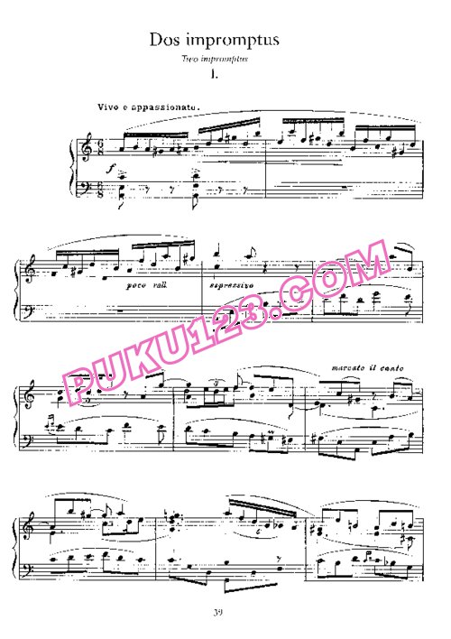 天天钢琴网-免费下载Granados - Impromptu in a Minor