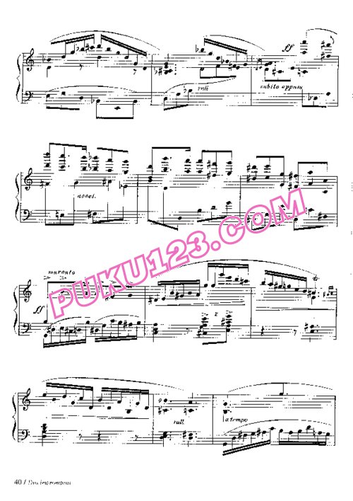 天天钢琴网-免费下载Granados - Impromptu in a Minor