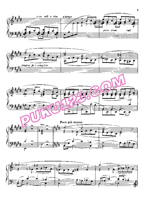 天天钢琴网-免费下载Granados - Paisaje Op.35