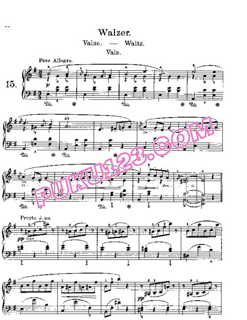 天天钢琴网-免费下载Lyric Pieces, Op.38, No.7