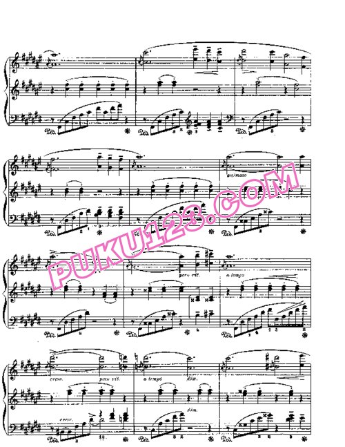 天天钢琴网-免费下载Lyric Pieces, Op.43, No.6