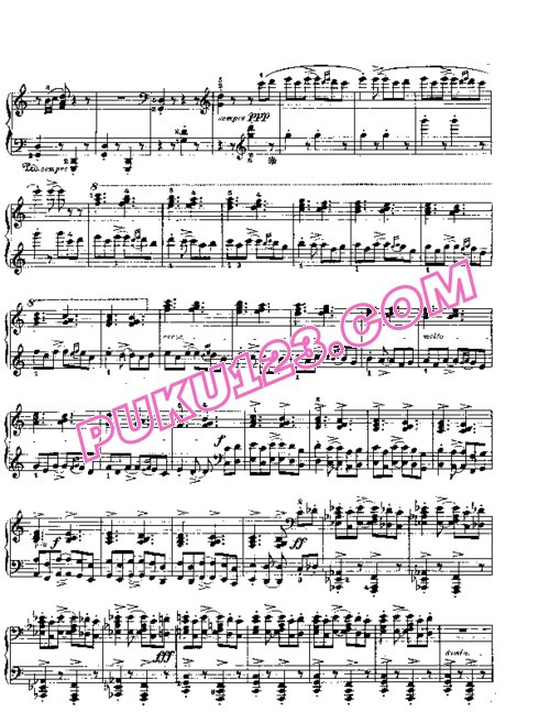 天天钢琴网-免费下载Lyric Pieces, Op.54, No.2