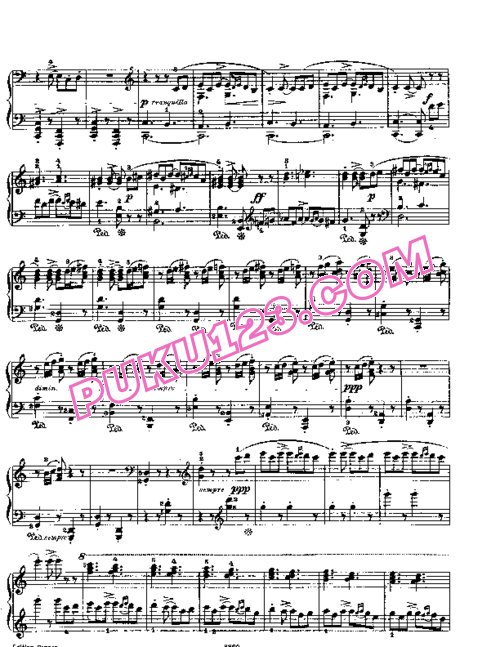 天天钢琴网-免费下载Lyric Pieces, Op.54, No.2
