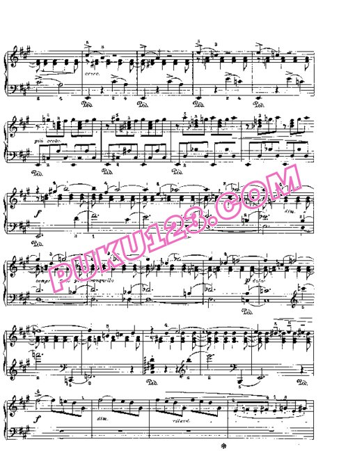 天天钢琴网-免费下载Lyric Pieces, Op.57, No.2